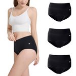 Incontinence Underwear for Women Washable, High Waisted Reusable Leakproof Underwear, Reusable Incontinence Panties for Bladder Leaks, 3 Pack 4XL