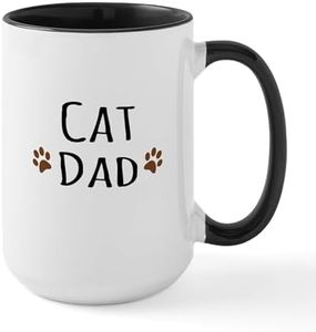 CafePress Cat Dad Mugs 15 oz (444 ml) Ceramic Coffee Mug