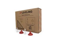 Twist-it Tile Leveling System - Starter kit 4 mm - 150 Screw Clips + 150 Twister caps - 3-20 mm Tile Thickness - Flat-PRO Leveling