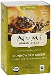 Numi Organic Tea Gunpowder Green Temple Heaven Green Tea - 18 Count (Pack of 6)