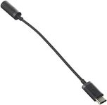 Motorola USB-C to 3.5mm Audio Headphone Jack Adapter Cable for Moto Z, Z Force, Z Force Droid, Z2 Force - Black