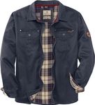 Legendary Whitetails Men's Standard Journeyman Shirt Jacket, Navy, Medium