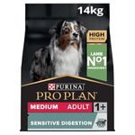 PRO PLAN® Medium Adult Sensitive Digestion Dry Dog Food with Lamb 14kg