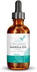 Organic Marula Oil for Face and Hair, 100% Virgin Moisturizing Beauty Oil - Cold Pressed, Natural Anti-Aging Formula - Non-greasy, Unrefined, Rich in Omegas & Antioxidants - 2oz.