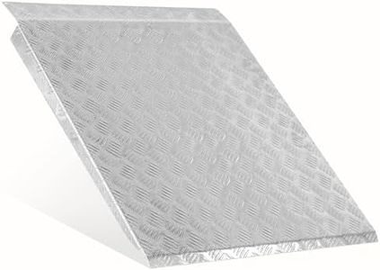 Huayaw Threshold Ramps for Doorways, 5052 Aluminum Magnesium Alloy, 33.5" L * 31.7" W, 2" Height, 1300 Lbs Capacity, Lightweight Portable Wheelchair Ramps