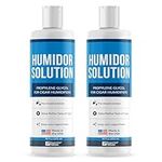 Humidor Solution (2 Pack) 16oz Propylene Glycol Solution (PG Solution) For Humidifiers By Essential Values. Humidor Accessories and Supplies