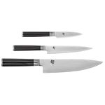 Shun Classic 3-Piece Boxed Flat Set