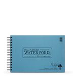 Watercolour Paper Saunders Waterford Fat Pad 140lb 7.5x11"/19x28cm Rgh