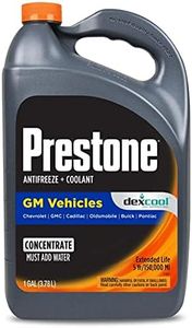 Prestone Dex-Cool Antifreeze and Coolant Concentrate, 1 Gallon, Pack of 6