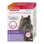 Beaphar - CatComfort® Excellence – Pheromone Calming Diffuser for Cats - Plug-In & Refill – Reduces Stress, Anxiety & Unwanted Behaviour - Long-Lasting Cat Stress Relief – Lasts Up To 30 Days & 70m²