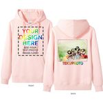 huale POD Custom Your Own Design Hoodie with Photo Image & Text - Customized Personalized Hoodies Sweatshirt for Men & Women Light Pink