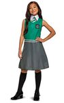 Harry Potter Slytherin Dress Classic Girls Costume, Green & Gray, Kids Size Small (4-6x)