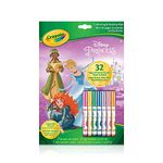 Crayola Colouring and Activity Pad, Disney Princess, Gift for Boys and Girls, Kids, Ages 3,4, 5, 6 and Up, Summer Travel, Cottage, Camping, on-The-go, Travel, Arts and Crafts, Gifting