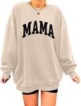 Zeagoo Mom Crewneck Sweatshirt Long