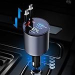 Thlevel Retractable Car Charger 4 i