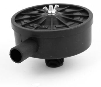 Sourcingmap a13032600ux0846 Silenziatore per Compressore d'Aria, Plastica, Nero