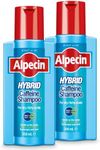 Alpecin Hybrid Shampoo 2x 250ml | Shampoo for Sensitive and Dry Scalps | Energizer for Strong and Powerful Hair | Hair Care for Men Made in Germany