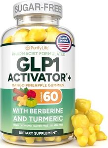 Purify Life GLP-1 Gummies with Berberine, Turmeric, Cinnamon & Garcinia [Mango Pineapple] - Vegan, Non-GMO, Gelatin-Free - Pharmacist Formulated Clean Botanical Formula - 60 Ct