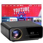 PIXPAQ Elite (Japan) Projector 1080P Native Full Hd Home Projector, 4K Support, 15000 Lumen Led, 300+ Inch Screen | Inbuilt 10W Speaker | 4P+4D Digital Keystone, with Netflix, Prime Etc | WiFi & Bt |