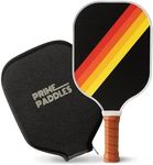 Pickleball Paddle, USA Pickleball Approved, High Performance Composite Graphite Surface, Polymer Honeycomb Core, Ultra Cushion Sweat-Proof Grip, Perfect for Beginner & Professional Players, Black