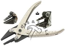 Tools N Tools UK Concave Stepped Round Nose Parallel Action Pliers Bending Forming Jewelry Crafts