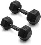 CAP Barbell 15 LB Coated Hex Dumbbe