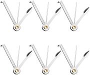 sansheng 6Packs Pipe Tool - Tobacco Pipe Reamer Tamper Pokers Tool，Stainless Steel Pipe Cleaner Cleaning Tool Reamers