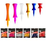 FINGER TEN Castle Golf Tees Plastic Unbreakable Value 100 Count Mixed Size, Golf Practice Tees Stable Durable (Mixed Pack)