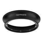 Normcore 58mm Magnetic Dosing Funnel V2 - Espresso Coffee Dosing Ring - 18mm Anodized Aluminum with 9 magnetized Steel Compatible with 58mm Portafilter,Black