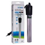 JAINSONS PET PRODUCTS Sobo Ultra Short Stainless Steel Heating Rod for Fish Tank Aquarium Heater (100 W, Suitable for 50 L-100 L, HJ-100)