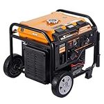 maXpeedingrods 5500W Portable Petrol Inverter Generator with ATS Interface Electric Start for Outdoor Camping, Garden Courtyard, House Power Supply, Construction Site