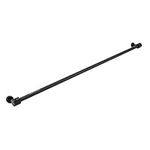 Magnetic Curtain Rod Metal Hanger Bar Black Magnetic Hanging Rod for Outdoor Camping Magnetic Rod Black Curtain Rod