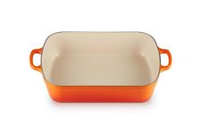 Le Creuset Signature Cast Iron Rectangular Roaster, 33 cm - Volcanic