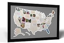 50 States USA Photo Map - Frame Opt
