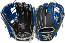 Rawlings | HEART OF THE HIDE ColorSync 7.0 Baseball Glove | Right Hand Throw | 11.5" - Pro I-Web | Black/Royal/Platinum