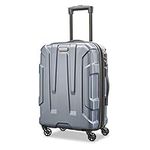 Samsonite Centric Expandable Hardside Carry On Luggage with Spinner Wheels, 20 Inch, Blue Slate