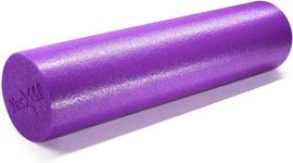 Yes4All Premium High-Density Round PE Foam Roller for Pilates, Yoga, Balance & Core Exercises with 4 Sizes Multi Color (Purple 24 inch)