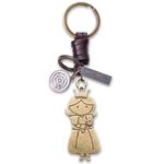 AuPra Princes Keyring Gift Women Leather 3D Queen KeyChain Home Car Door Keys Holder Lady Girl Crown Present