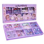 ATIRAMANIYA 200 Sheets /2000Pcs,Self Adhesive Vintage Nature Stickers, Retro Decorative Stickers for Scrapbook, Stickers For Project and Water Bottle, Notebooks Waterproof Vinyl Stickers Gifts for Kids (Purple)