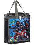 RS Famous Polyester 3D Photos School Lunch Bag And Tiffin Bag For Boys Lunch Bag Waterproof Lunch Bag (Black)