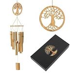 Wind Chimes Bamboo, Tree of Life Ou