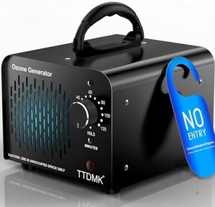 Ozone Generator 26,000mg/h, Ozone Machine Odor Removal, High Capacity Ozone Generator for Car/Pet/Smoke/Home/etc (Black)