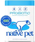 Native Pet Probiotic for Dogs - Vet Created Probiotic Powder for Dogs for Digestive Issues - Dog Probiotic Powder Blend + Prebiotic + Bone Broth - 232 Gram 6 Billion CFU - Probiotics Dogs Will Love!