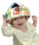 Baby Safety Helmet, Soft Comfortable Baby Safety Protective Cap, Adjustable Size Infant Head Protective Hat, for Baby from 6 Months - 6 Years Old to Learn to Crawl, Walk, Run & Play (Beige woodpecker)