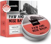 Dog Paw Balm and Nose Balm 60ml - Natural, Lick-Safe & Soothing - Nose & Paw Moisturiser for Cats - Coconut, Olive Oil & Vitamin E - Snout Soother for All Ages & Sizes - Free from Parabens & Sulphates
