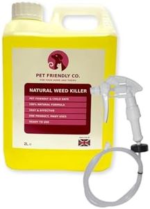 Pet Friendly Weedkiller - Natural Strong Weed Killer - 5L with Sprayer - Fast Acting & Glysophate Free - Pet Friendly Co.