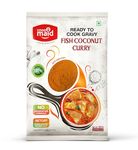 COOKMAID | Fish Coconut Curry Gravy | Ready To Cook | No Preservatives | Vegetarian | Ready Fish Masala | Instant | Easy Cooking | 300g