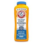 Arm & Hammer Foot Powder Odor Eliminator and Moisture Absorber For Shoes and Work Boots - 1 Pack