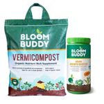 Bloom Buddy Vermicompost & Organic Growth Booster Fertilizer 1kg Combo – Nourish Soil & Enhance Plant Growth