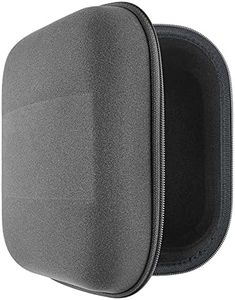 Geekria Shield Case for Large-Sized Over-Ear Headphones, Replacement Hard Shell Travel Carrying Bag with Cable Storage, Compatible with HiFiMAN Edition XS, Sundara-C Headsets (Microfiber Grey)